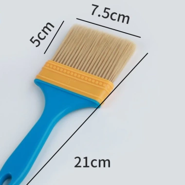 Chổi Quét Sơn Lông Mềm 2‑11.5cm Sợi Nylon, Tay Cầm Nhựa Đúc Màu Xanh – Tiện Lợi, Giá Rẻ 7