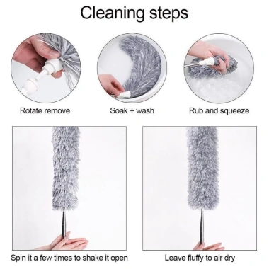 Chổi Quét Trần Nhà Gấp Gọn Thông Minh - Mạng Nhện Lau Bụi Đa Năng, 39.000 VND 6 Chổi Quét Trần Nhà Gấp Gọn Thông Minh - Mạng Nhện Lau Bụi Đa Năng, 39.000 VND 6