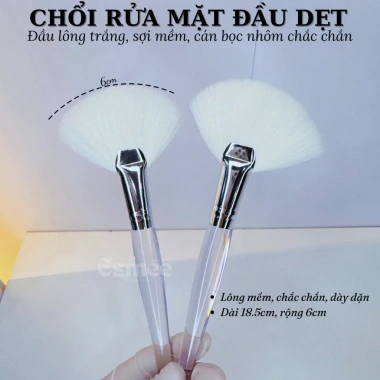 Chổi rửa mặt ESMEE BEAUTE tạo bọt len lông cừu cao cấp phong cách Hàn Quốc giá 30.000đ 2 Chổi rửa mặt ESMEE BEAUTE tạo bọt len lông cừu cao cấp phong cách Hàn Quốc giá 30.000đ 2