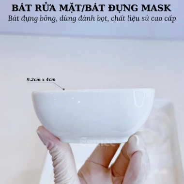 Chổi rửa mặt ESMEE BEAUTE tạo bọt len lông cừu cao cấp phong cách Hàn Quốc giá 30.000đ