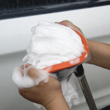 Chổi Rửa Xe Ô Tô Cán Dài Kéo Dài Sợi Lau Bông Mềm - Chăm Xe Đúng Cách