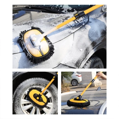 Chổi Rửa Xe Ô Tô San Hô DKCARS G2 - Cán Điều Chỉnh Độ Dài, Đầu Tháo Dễ, Giá Ưu Đãi 150k