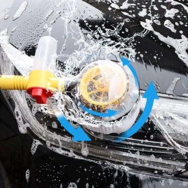 Chổi Rửa Xe Ô Tô Tự Xoay 360 độ Tiết Kiệm Công Sức, Tiện Lợi, Giá 75.000₫