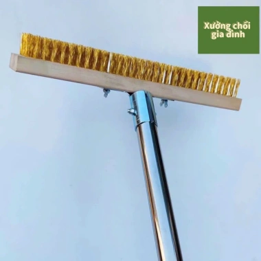 Chổi Sắt Mạ Đồng 130cm Tay Cầm Inox - Chà Sân, Vệ Sinh Rêu Bám Bẩn, Giá 45k 8 Chổi Sắt Mạ Đồng 130cm Tay Cầm Inox - Chà Sân, Vệ Sinh Rêu Bám Bẩn, Giá 45k 8