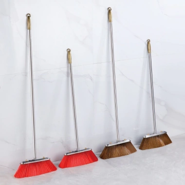 Chổi Sợi Cước Mềm Cán Inox 96-123cm - Quét Nhà, Sân Vườn, Chống Nước, Bền Bỉ - Giá 74.000đ