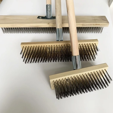 Chổi sợi thép không rỉ quét sân vườn, rêu 20-50cm, tay cầm dài 65cm, giá chỉ 39.500đ 9