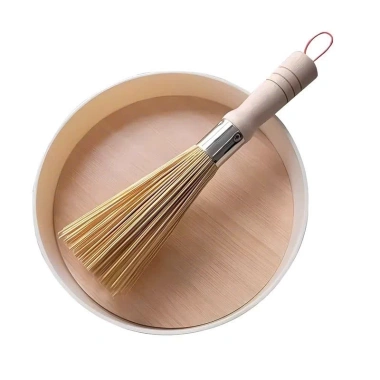 Chổi Tre Cọ Rửa Chảo Nồi Cán Gỗ Tiện Lợi - Giá chỉ 28.000 VND, phù hợp Căn Bếp Nhỏ
