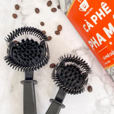 Chổi vệ sinh máy pha cà phê lông bàn chải – espresso, gia đình, 135.000₫