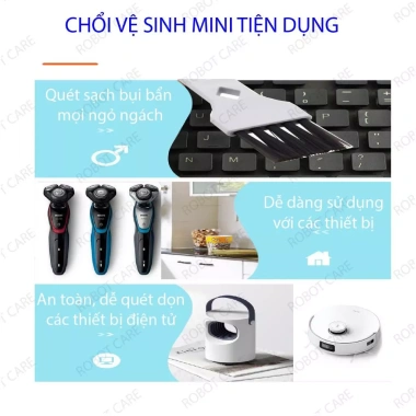 Chổi vệ sinh robot hút bụi - Gỡ rối tóc nhanh, sạch sâu, chỉ 15.000₫