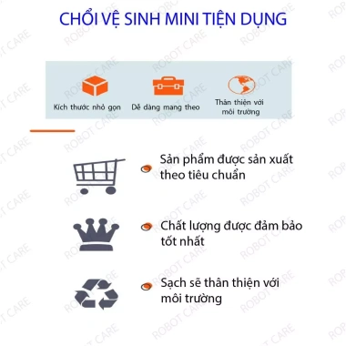 Chổi vệ sinh robot hút bụi - Gỡ rối tóc nhanh, sạch sâu, chỉ 15.000₫ 4 Chổi vệ sinh robot hút bụi - Gỡ rối tóc nhanh, sạch sâu, chỉ 15.000₫ 4