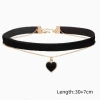 Choker Retro Nhung Đỏ Hình Trái Tim và Xương Đòn - Trang Sức Nữ Thời Trang Giá Khuyến Mãi 31.267đ 4
