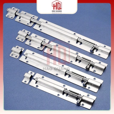 Chốt Cửa Thép Không Rỉ Cao Cấp – Đủ Kích Thước, Kèm Vít, Bền Đẹp, Chống Oxy Hóa, An Toàn, Chịu Lực Cao, Giá 25.168₫