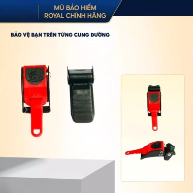 Chốt khóa cài mũ bảo hiểm Royal thay được cho nhiều dòng nón khác 2 Chốt khóa cài mũ bảo hiểm Royal thay được cho nhiều dòng nón khác 2