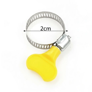 Chốt khoá vòi nước MY HOME DN503 Combo 10 đai siết ống inox tay vặn nhựa 14.500