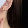 Chữ C Ngọc Trai Bông Tai - Phong Cách Cá Tính, Giá Chỉ 51.700 VND 7