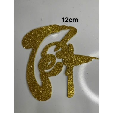 Chữ kim tuyến dán quạt, lọ, trái cây ngày Tết Giá chỉ 15.000đ giảm từ 19.350đ