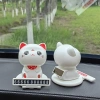 Chú Mèo Lucky Car Thần Tài Gật Đầu + Bảng Số Điện Thoại - Tài Lộc Xe, Taplo, Giá 85.000đ