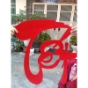 Chữ Tết Hoa Đào Đỏ Nhung 40cm - Giá chỉ 30.000đ, giảm so với 37.200, đẹp lễ Tết 5