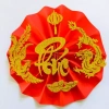Chữ thư pháp 10cm dán dưa dừa bưởi Tết - Kim tuyến vàng đỏ đen, 5 chữ chỉ 21.000₫ 5