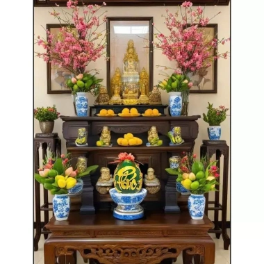Chữ thư pháp 10cm dán dưa dừa bưởi Tết - Kim tuyến vàng đỏ đen, 5 chữ chỉ 21.000₫ 8