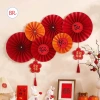 Chữ Thư Pháp Giấy Đỏ 2 Size Trang Trí Tháp Bánh, Treo Cây, Giỏ Quà - 30.000đ 3