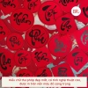 Chữ Thư Pháp Tết Phúc Lộc Thọ tem giấy đỏ, trang trí tháp bánh, giỏ quà, dán bánh chưng - giảm còn 8.800đ 5