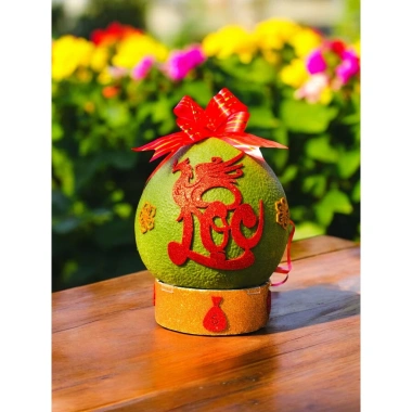 Chữ xốp kim tuyến 11cm Rồng - Phụng, 1 sét 5 miếng dán trái cây, giá chỉ 19.000₫ 3