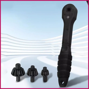 Chuck Key Hai Đầu Đa Năng cho Máy Khoan Điện Phụ Kiện Tấm Cắt, Vít, Đai Ốc Bấm 3