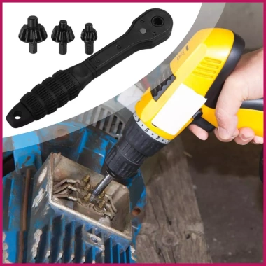 Chuck Key Hai Đầu Đa Năng cho Máy Khoan Điện Phụ Kiện Tấm Cắt, Vít, Đai Ốc Bấm 9