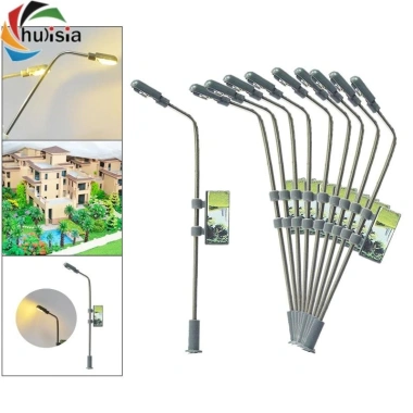 Chulisia 10 Đèn Đường Sắt LED - Mô Hình Diorama Xây Dựng TT, Phụ Kiện, 106.700 VND 5