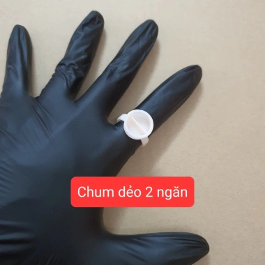 Chum nhẫn 2 ngăn nhựa dẻo tiện dụng - đựng mực xăm, keo gắn mi, giá chỉ 20.000đ Chum nhẫn 2 ngăn nhựa dẻo tiện dụng - đựng mực xăm, keo gắn mi, giá chỉ 20.000đ