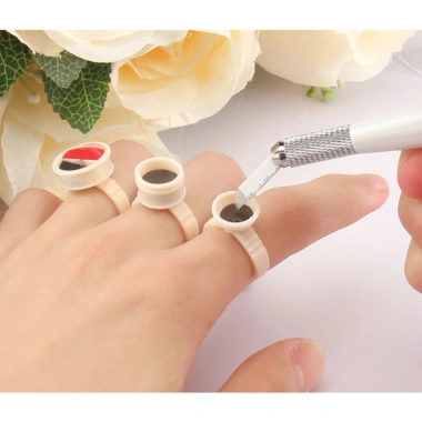 Chum nhẫn 2 ngăn nhựa dẻo tiện dụng - đựng mực xăm, keo gắn mi, giá chỉ 20.000đ 2 Chum nhẫn 2 ngăn nhựa dẻo tiện dụng - đựng mực xăm, keo gắn mi, giá chỉ 20.000đ 2
