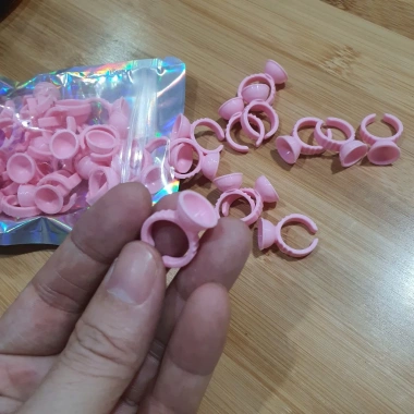 Chum nhẫn cứng nhỏ nhất đựng keo nối mi, nail, mực phun xăm - Phúc Hưng 17.500đ 3