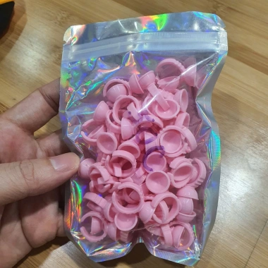 Chum nhẫn cứng nhỏ nhất đựng keo nối mi, nail, mực phun xăm - Phúc Hưng 17.500đ 4