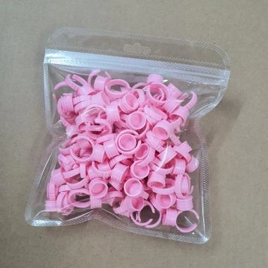 Chum nhẫn nhựa cứng có nắp và không nắp - Dễ dùng cho phun xăm thẩm mỹ, keo nối mi - Giá chỉ 20.000đ