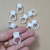 Chum nhẫn nhựa cứng có nắp và không nắp - Dễ dùng cho phun xăm thẩm mỹ, keo nối mi - Giá chỉ 20.000đ 7