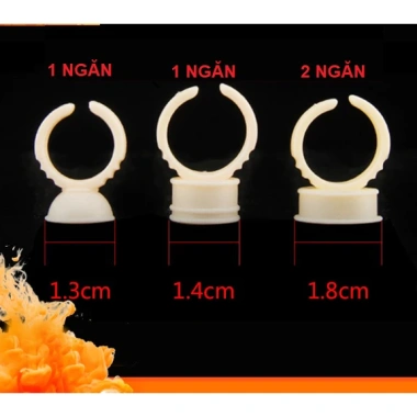 Chum nhẫn nhựa dẻo - Đựng mực phun xăm, keo gắn mi, tiện dụng, chỉ 20.000₫