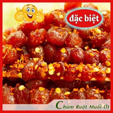 Chùm ruột muối ớt đặc biệt dẻo chua cay - Mứt trái cây ăn vặt văn phòng | HTC Foods 109k 5