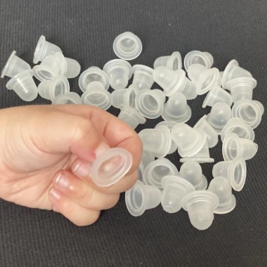 Chum silicon đựng mực xăm nhỏ 100 chai - Giá chỉ 10.000đ, tiết kiệm cho tattoo
