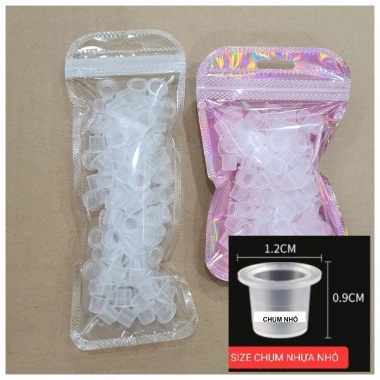 Chum silicon đựng mực xăm nhỏ 100 chai - Giá chỉ 10.000đ, tiết kiệm cho tattoo