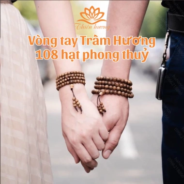 Chuỗi 108 hạt trầm hương, trầm tốc việt với bình an, may mắn, tài lộc | Thienhuong
