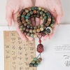 Chuỗi hạt Bồ Đề Tự Nhiên chuẩn Ấn lư gieo duyên, hạt thơm may mắn, bình an - phụ kiện đeo tay, cổ Thiên An 185k 3