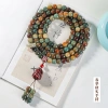 Chuỗi hạt Bồ Đề Tự Nhiên chuẩn Ấn lư gieo duyên, hạt thơm may mắn, bình an - phụ kiện đeo tay, cổ Thiên An 185k 7