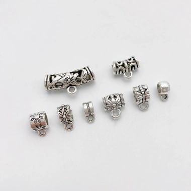 Chuỗi Hạt Tròn Hợp Kim Bạc Phong Cách Tây Tạng Trang Sức DIY Giá 9.994đ 4 Chuỗi Hạt Tròn Hợp Kim Bạc Phong Cách Tây Tạng Trang Sức DIY Giá 9.994đ 4