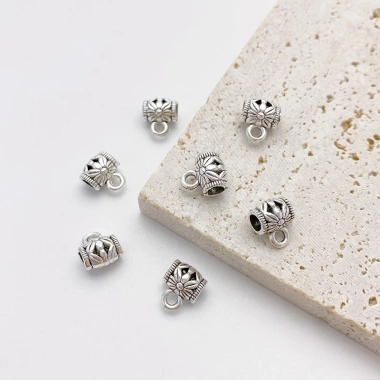 Chuỗi Hạt Tròn Hợp Kim Bạc Phong Cách Tây Tạng Trang Sức DIY Giá 9.994đ 9 Chuỗi Hạt Tròn Hợp Kim Bạc Phong Cách Tây Tạng Trang Sức DIY Giá 9.994đ 9