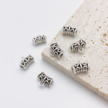 Chuỗi Hạt Tròn Hợp Kim Bạc Phong Cách Tây Tạng Trang Sức DIY Giá 9.994đ 12 Chuỗi Hạt Tròn Hợp Kim Bạc Phong Cách Tây Tạng Trang Sức DIY Giá 9.994đ 12