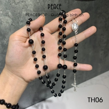 Chuỗi Mân Côi 50 Hạt PEACESHOP TH06 - Tràng Hạt Công Giáo Sùng Kính Đức Mẹ, Giá ưu đãi 900.000 VND 2