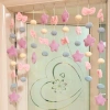 Chuỗi Treo Đồ Trang Trí Cửa Sổ 7/9 Bé Gái, Rèm Phòng Ngủ, Không Đục Lỗ, Giá 93.000đ 4