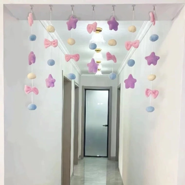 Chuỗi Treo Đồ Trang Trí Cửa Sổ 7/9 Bé Gái, Rèm Phòng Ngủ, Không Đục Lỗ, Giá 93.000đ 10 Chuỗi Treo Đồ Trang Trí Cửa Sổ 7/9 Bé Gái, Rèm Phòng Ngủ, Không Đục Lỗ, Giá 93.000đ 10