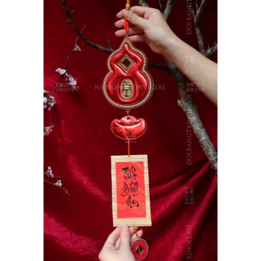 Chuỗi treo Tết Ngũ Phúc 60cm Tài Lộc May Mắn Thịnh Vượng Trang Trí Bazaar 255k 5 Chuỗi treo Tết Ngũ Phúc 60cm Tài Lộc May Mắn Thịnh Vượng Trang Trí Bazaar 255k 5